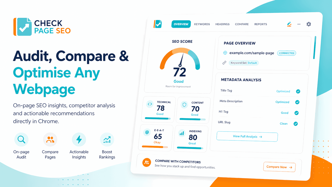 Check Page SEO - On-page SEO browser audits