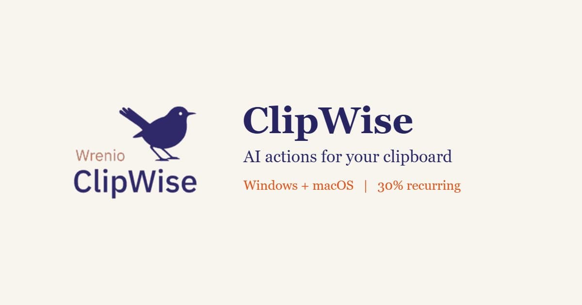 ClipWise - AI actions on your clipboard