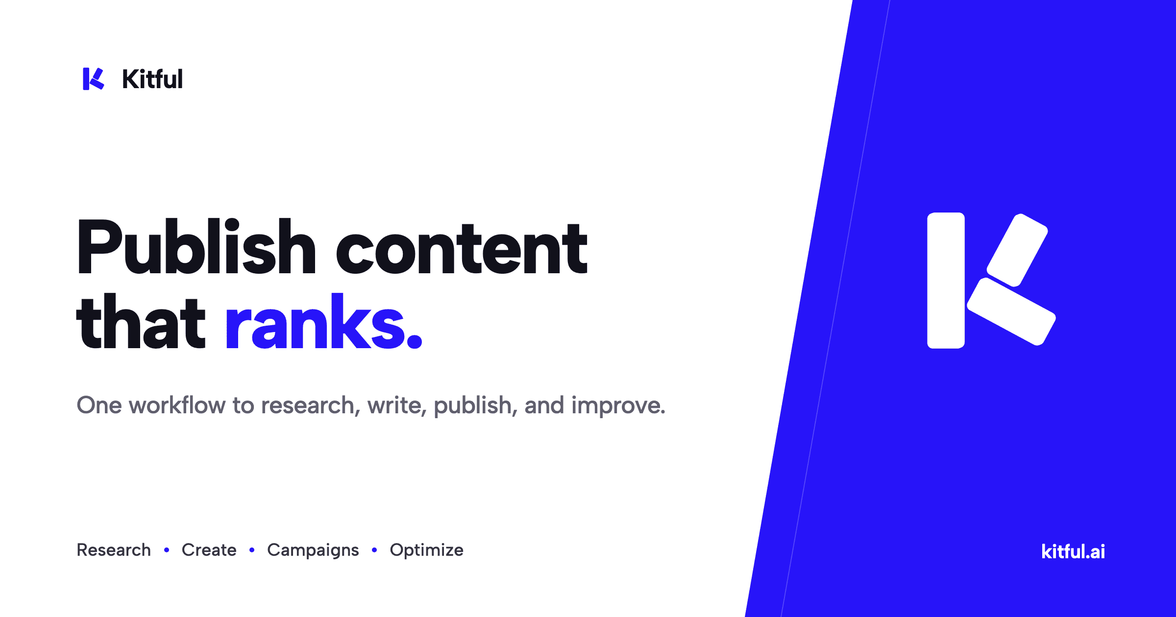 Kitful AI - Publish content that ranks