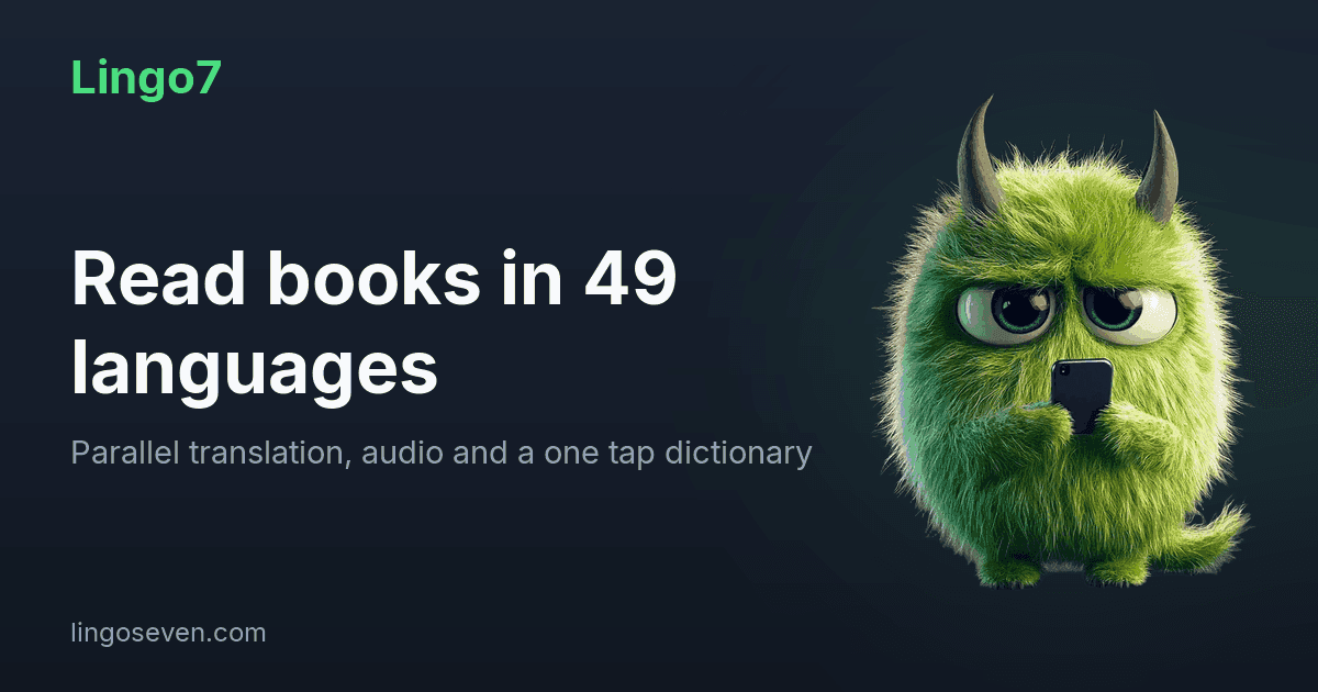 Lingo7 - Learn languages through books