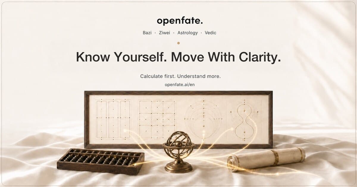 OpenFate - AI astrology, calculated first