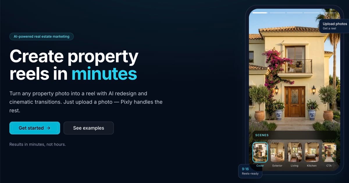 Pixly - AI staging for real estate