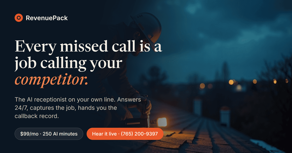 RevenuePack - Answers the calls you miss