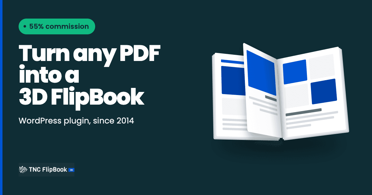 TNC FlipBook 3D - WordPress Plugin - PDF to 3D flipbook, on WP