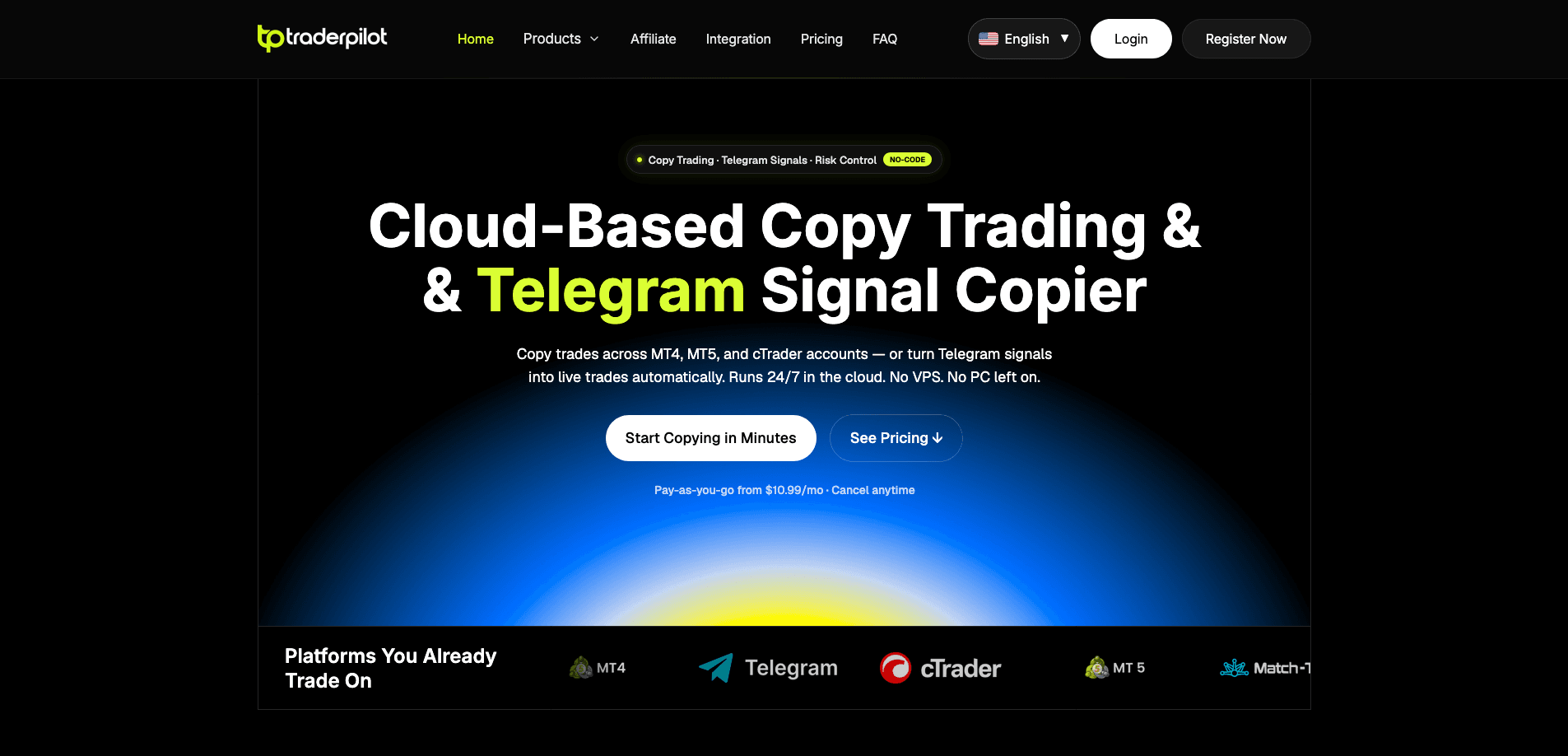 Trader Pilot - Telegram Signal Copier MT4/MT5
