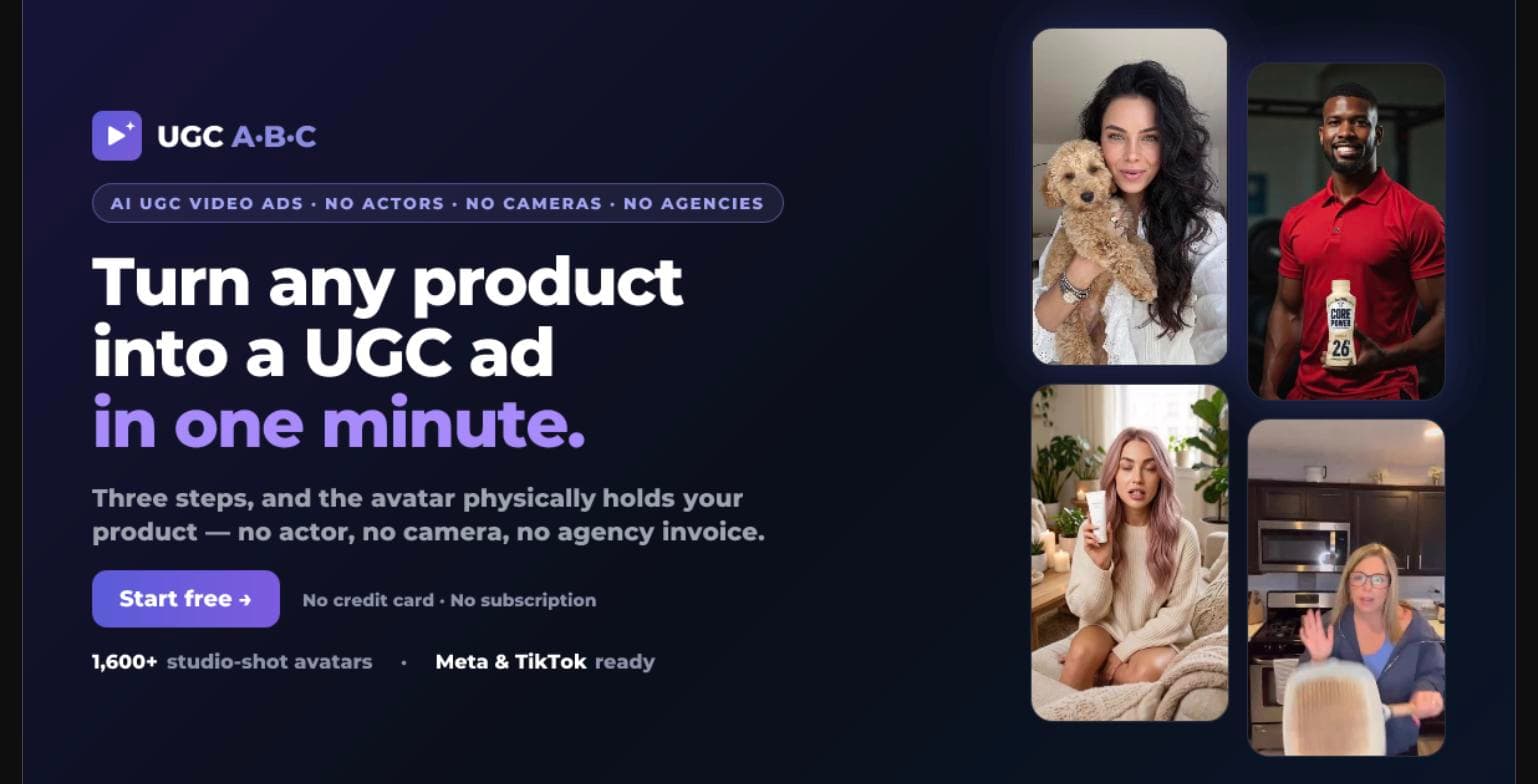UGCABC - UGC ads without the shoot