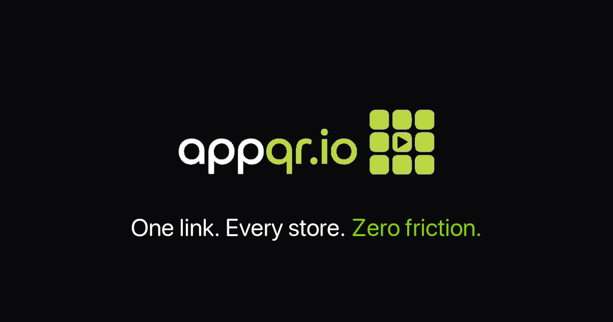 appqr.io - One app link for every store