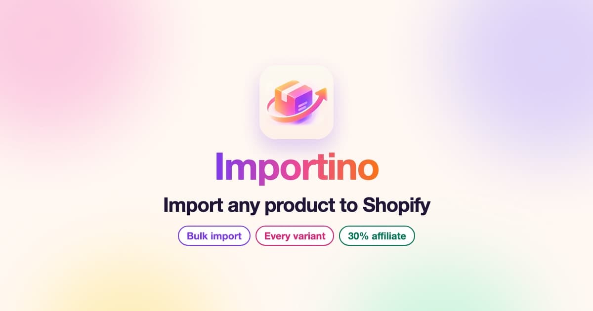 Importino - Import any product to Shopify