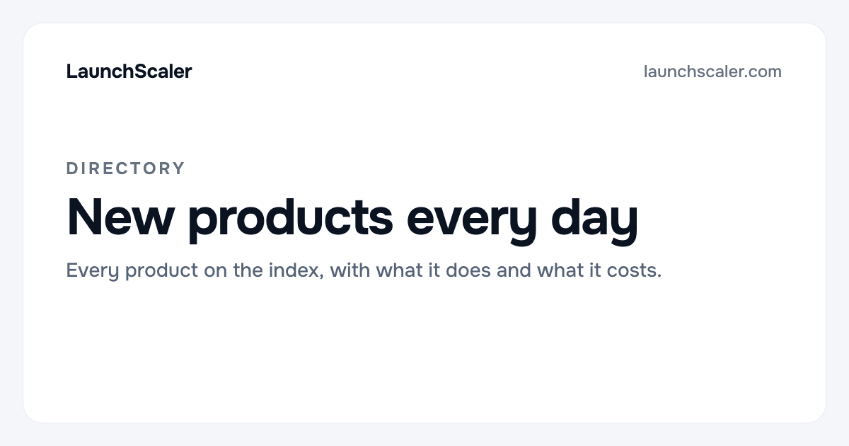 LaunchScaler - Get your product found, by people and by AI