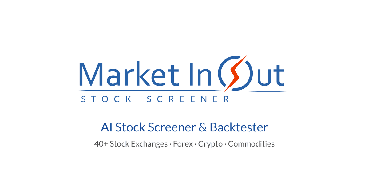 MarketInOut - AI stock screener & backtester
