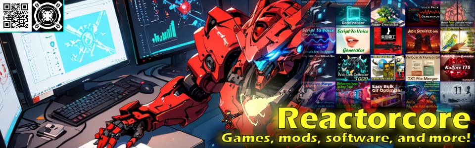 Reactorcore Games - Creative powerhouse serving indie devs, players, modders and digital artists.