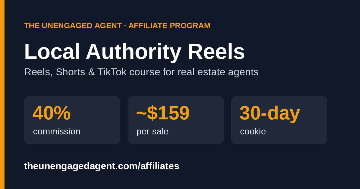 Reels, Shorts and TikTok for Real Estate Agents Course - Reels that win listings