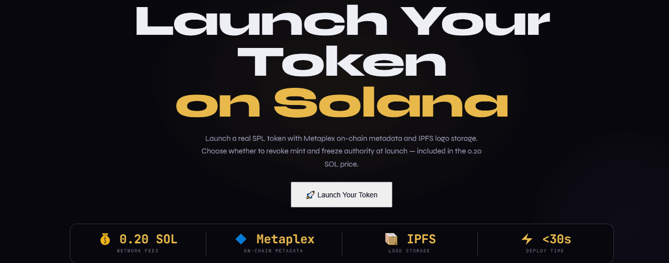 rkmint - meme coin launcher for 0.2 sol