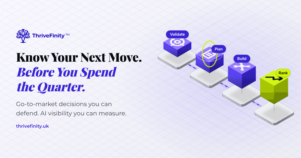 ThriveFinity - Check your go-to-market decision before you spend on it