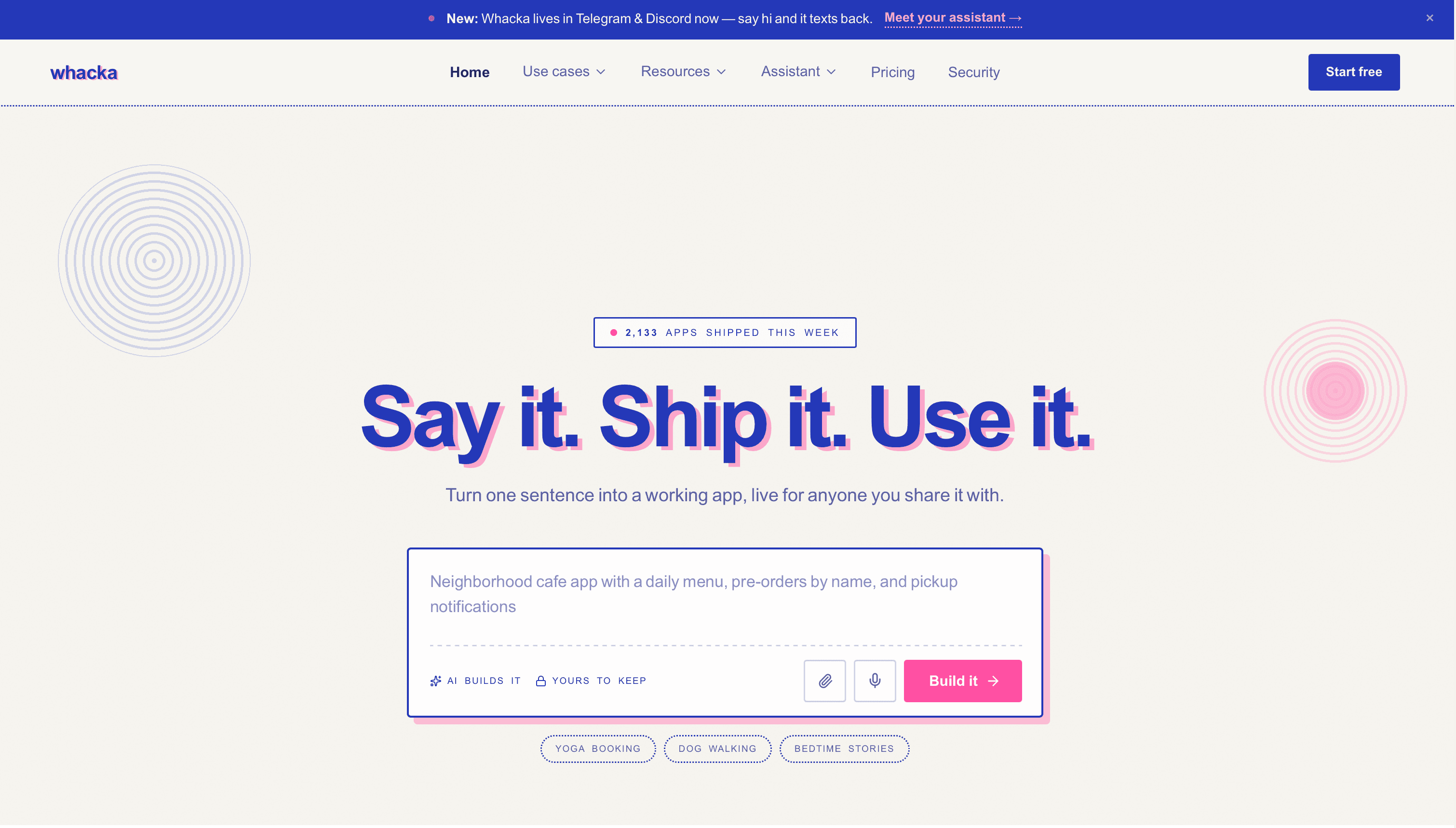 whacka - Build useful web apps with AI