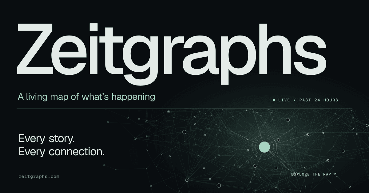 Zeitgraphs - Every story in tech, and everything it touches.